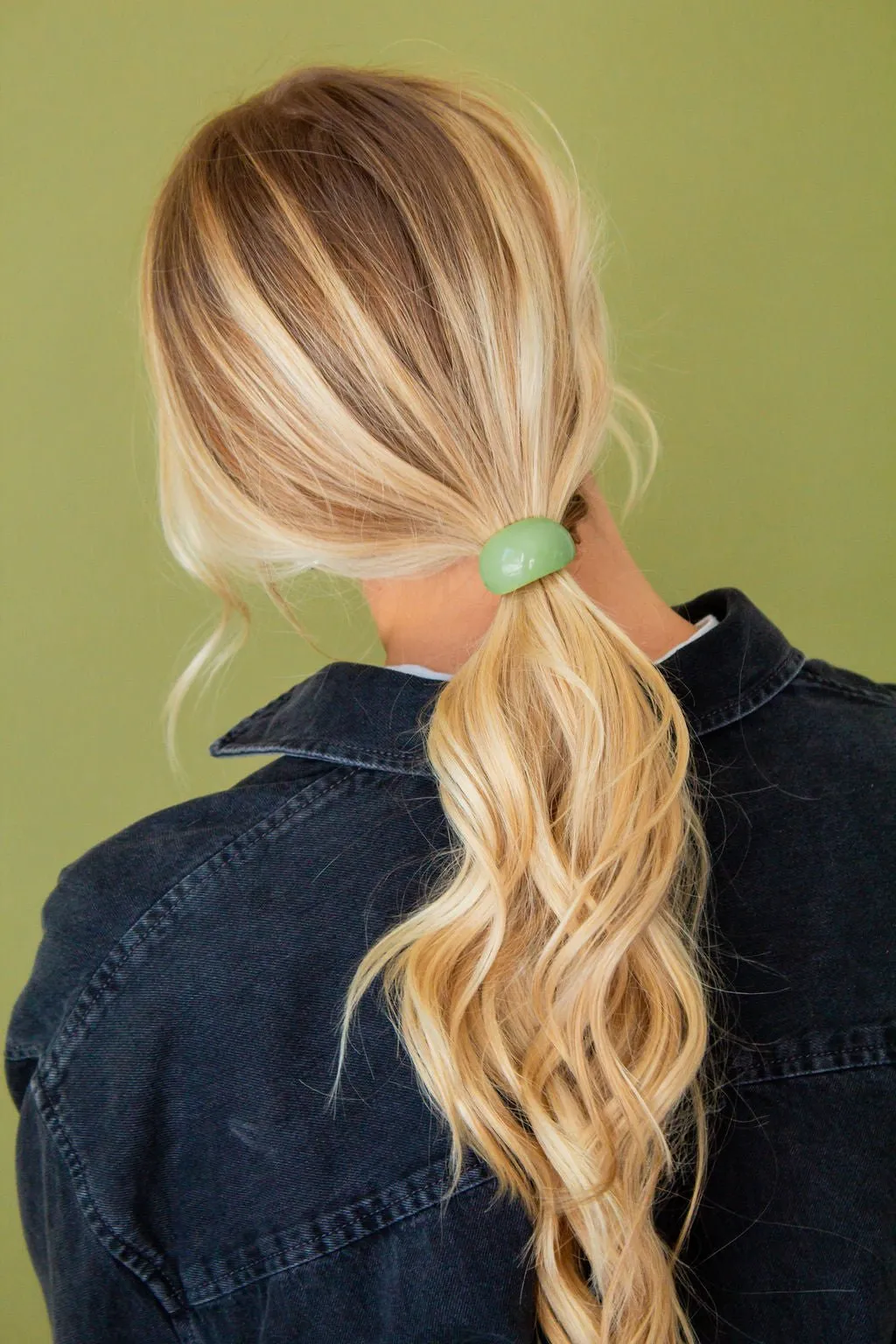 Green Ponytail Cuff Andi