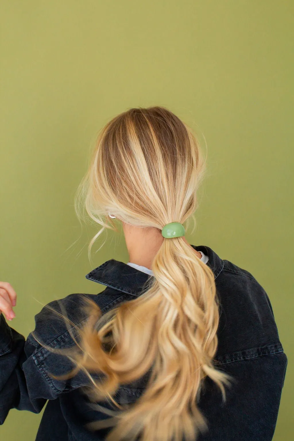 Green Ponytail Cuff Andi