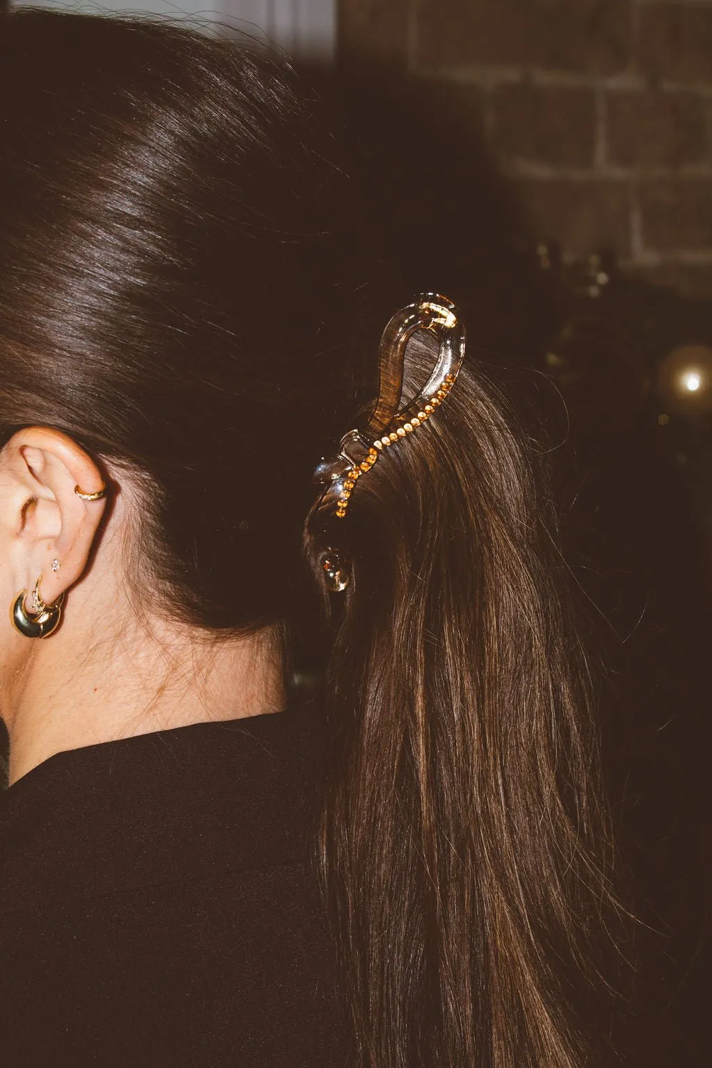 Half Bow Banana Claw Clip Andi