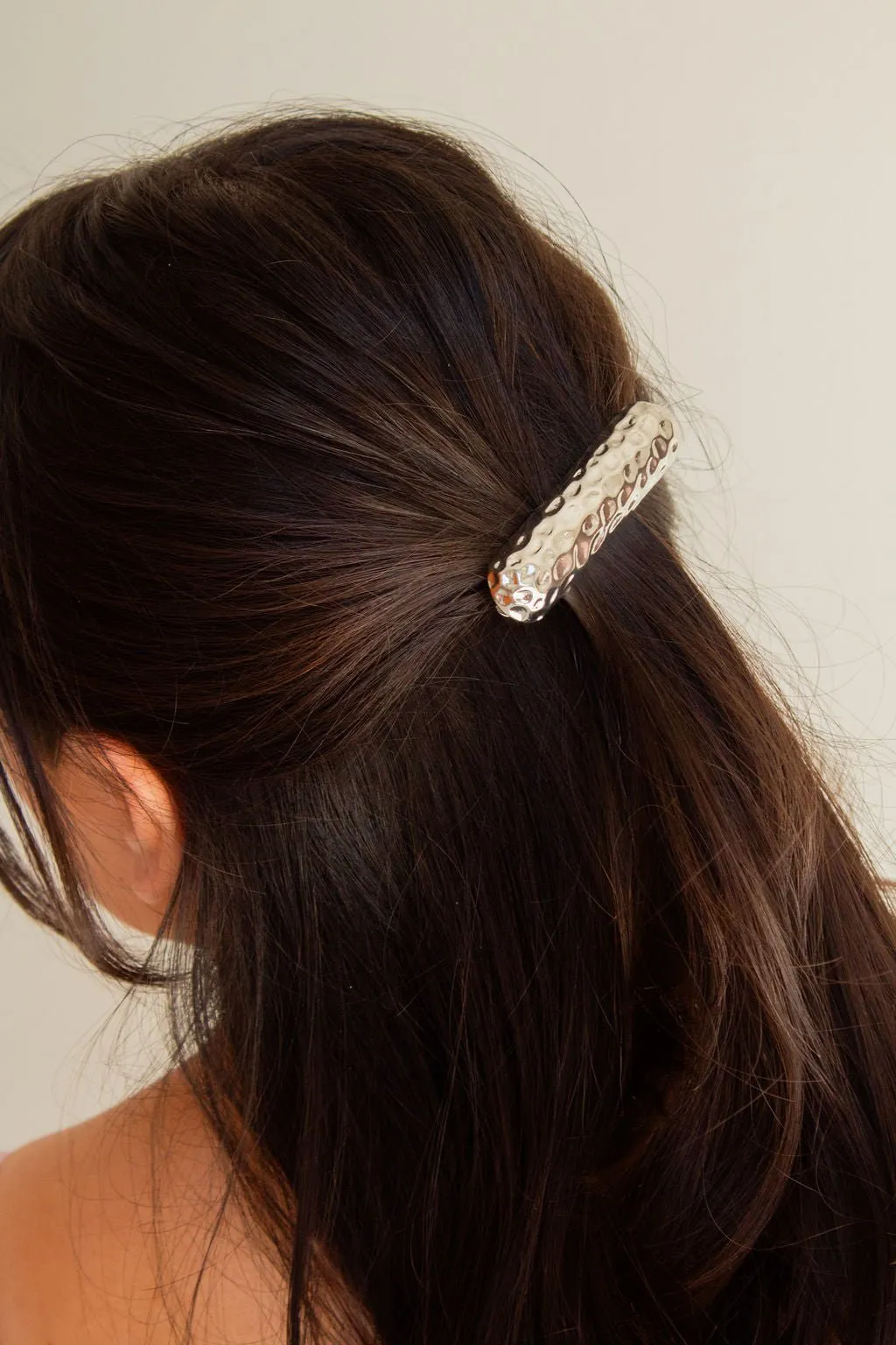 Hammered Barrette Andi