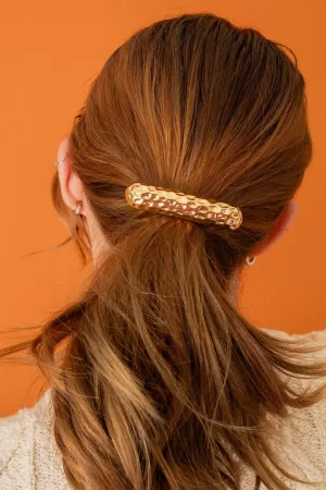 Hammered Barrette Andi