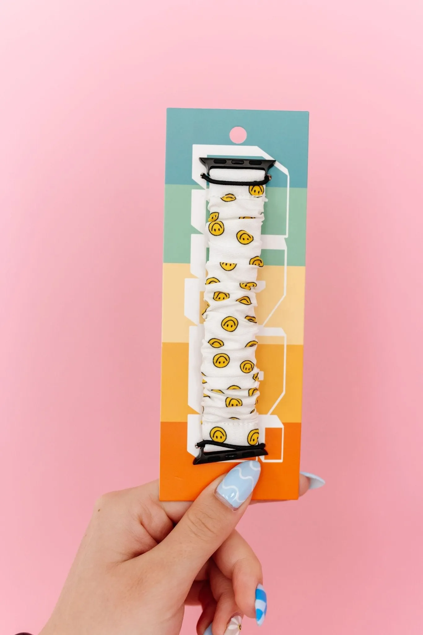 Happy Daze Scrunchie Band Compatible with Apple Watch Andi