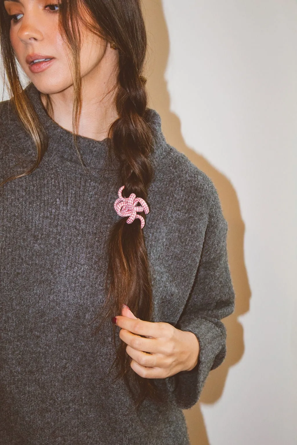 Houndstooth Cord Scrunchies Andi