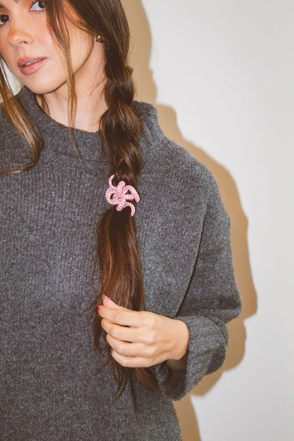 Houndstooth Cord Scrunchies Andi