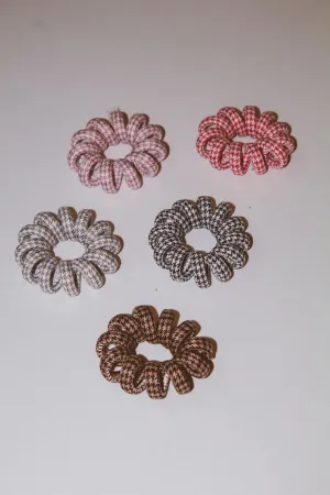 Houndstooth Cord Scrunchies Andi