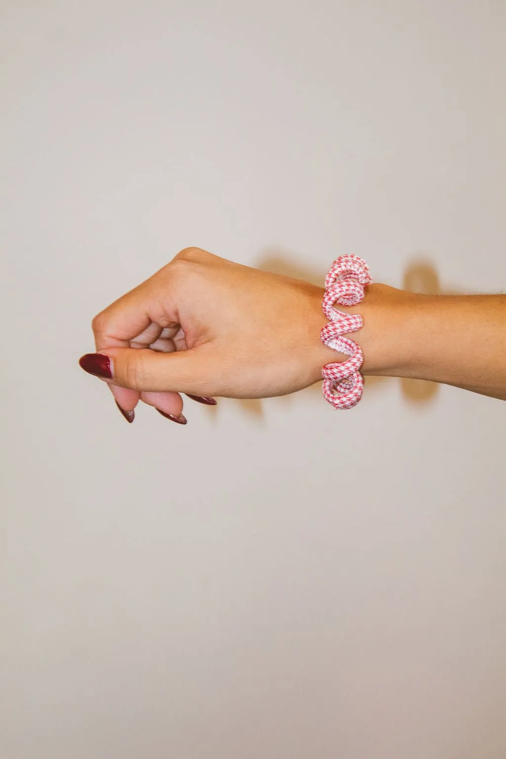 Houndstooth Cord Scrunchies Andi