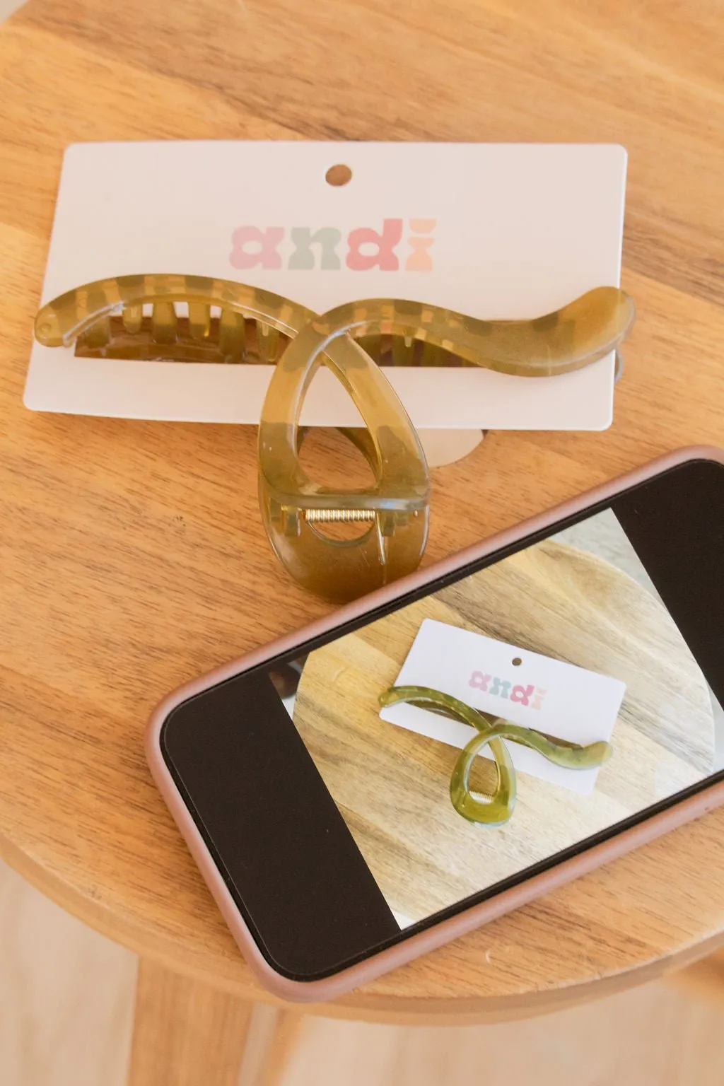 Jelly Loop Claw Clip Andi