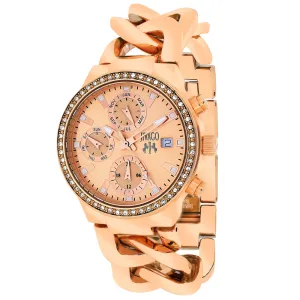 Jivago Women's Rose gold dial Watch