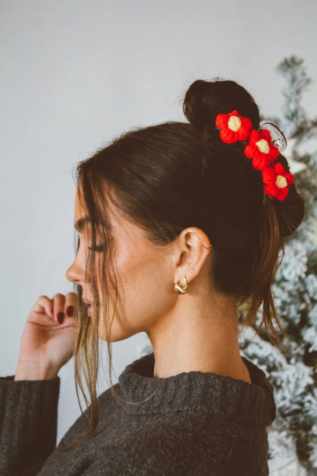 Knitted Petals Claw Clip Andi