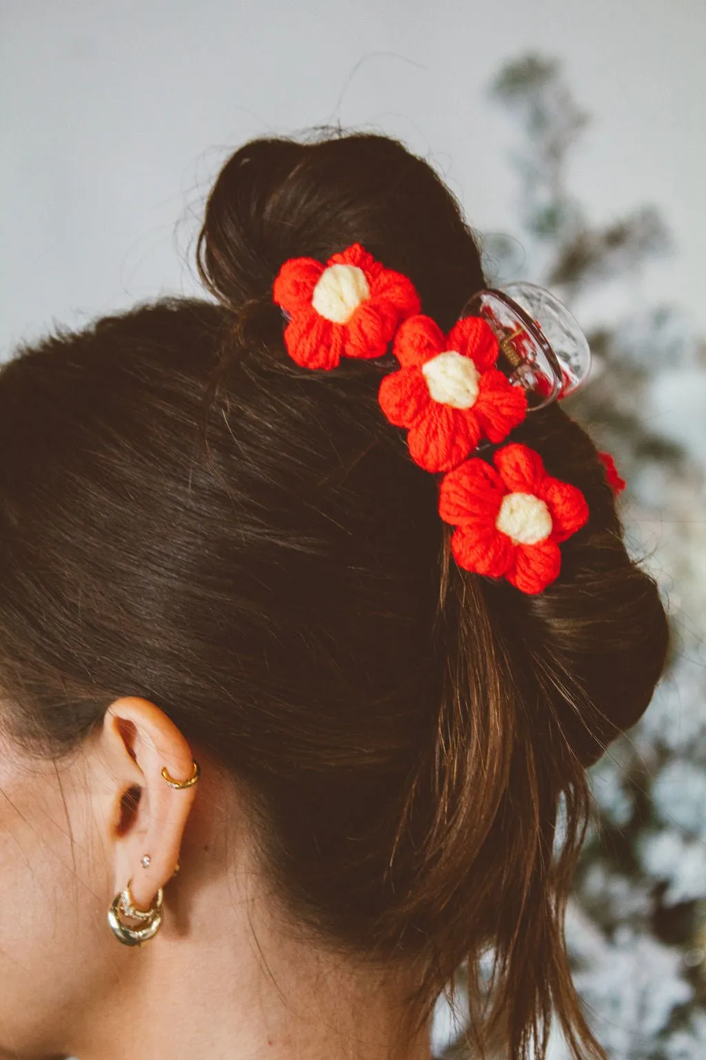 Knitted Petals Claw Clip Andi
