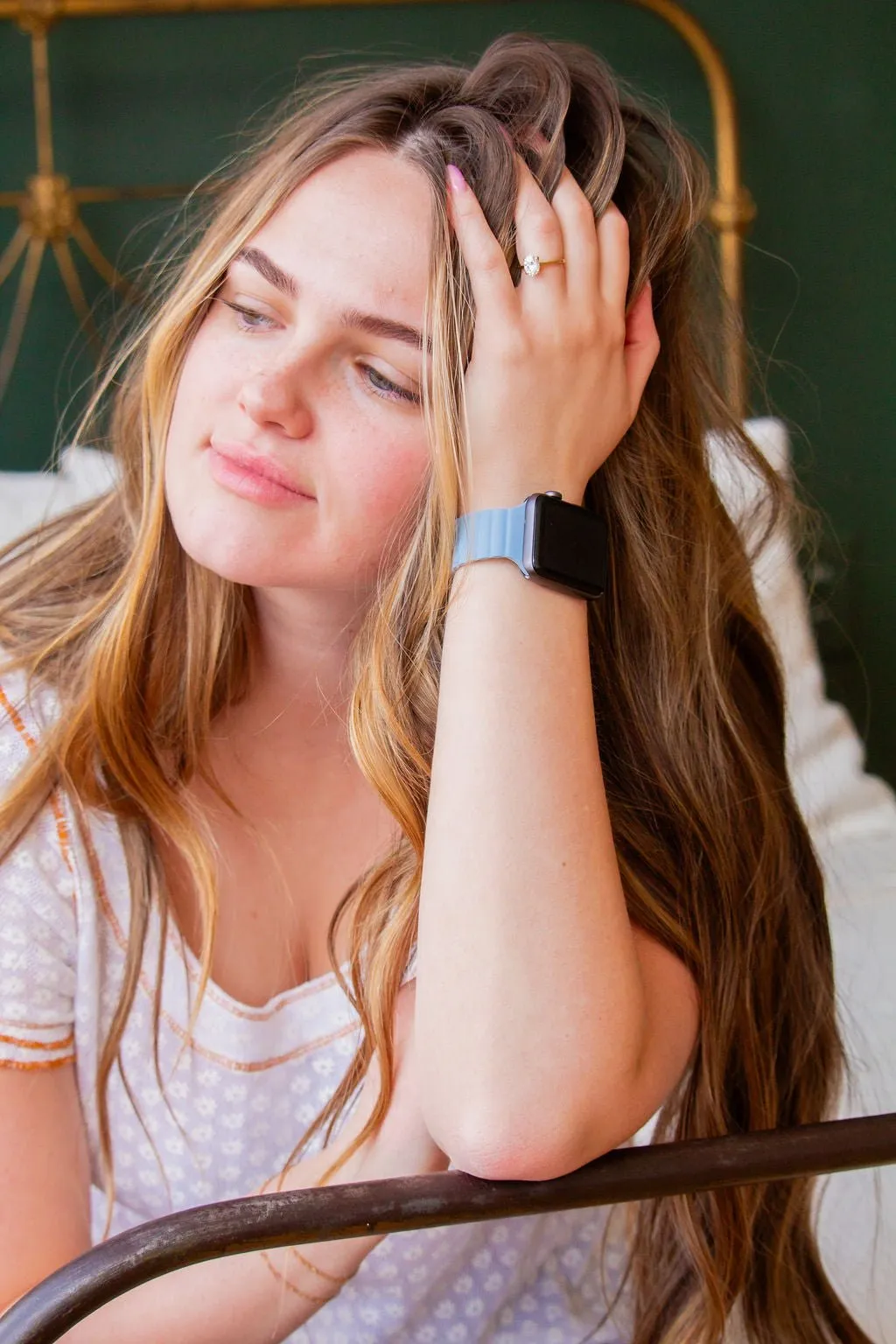 Light Blue Magnetic Loop Watch Band Andi