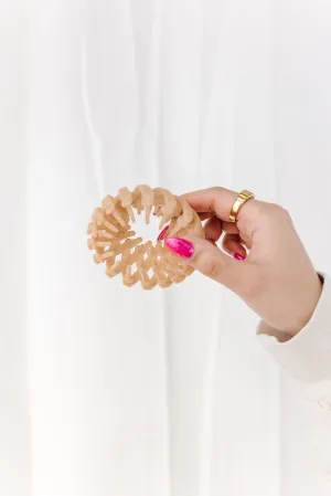 Light Brown Bird Nest Expanding Hair Claw Andi