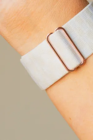 Light Cream Checkerboard Adjustable Elastic Andi