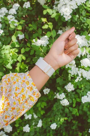 Linen Adjustable Elastic Watch Band Andi