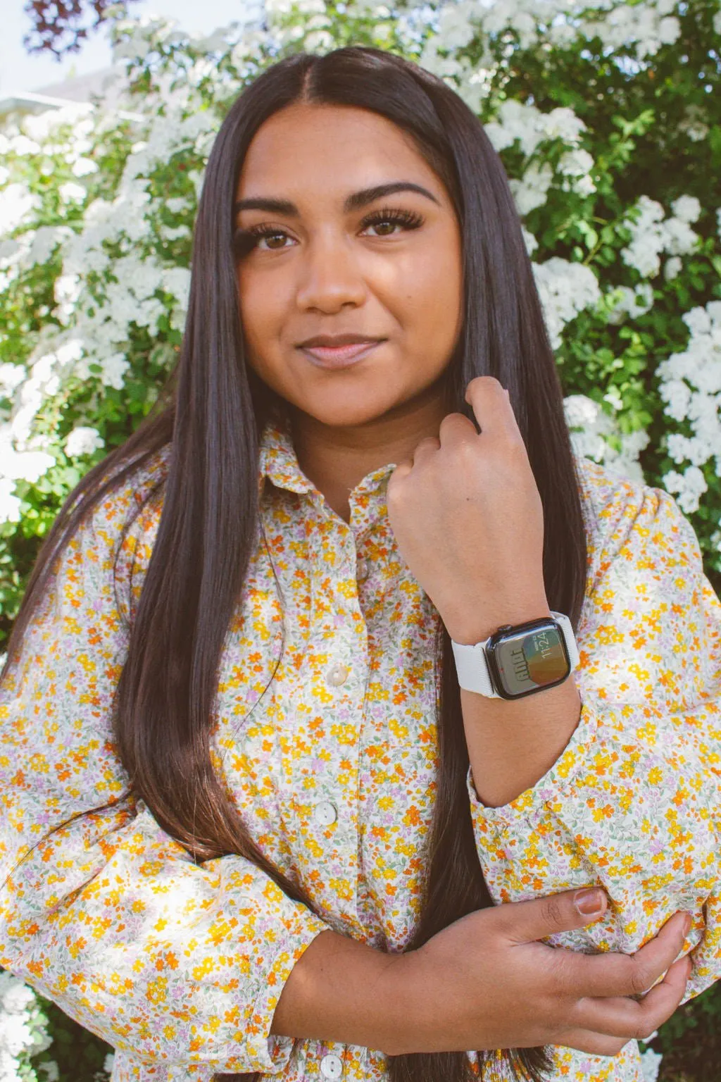 Linen Adjustable Elastic Watch Band Andi