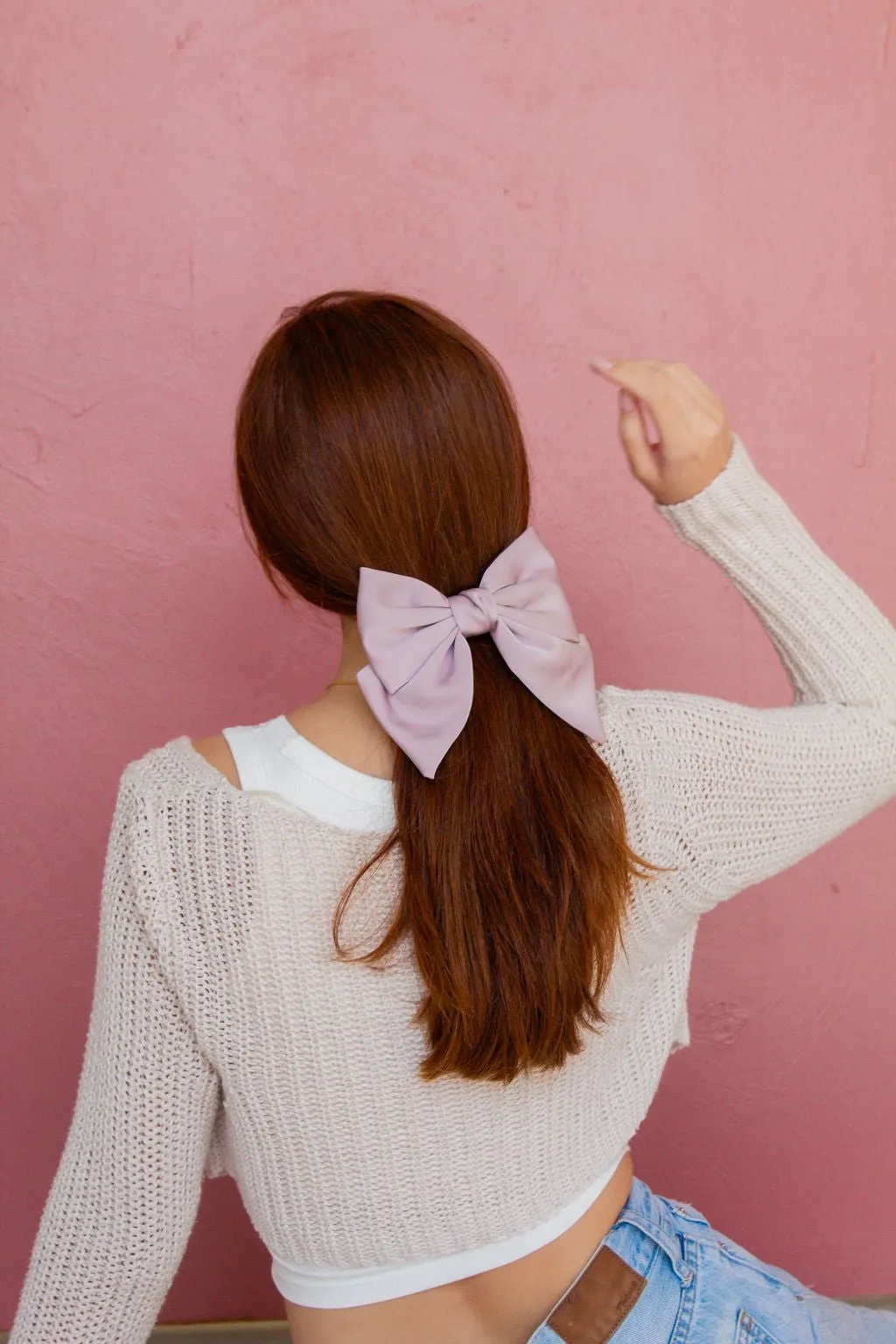 Mabel Satin Bow Clip Andi