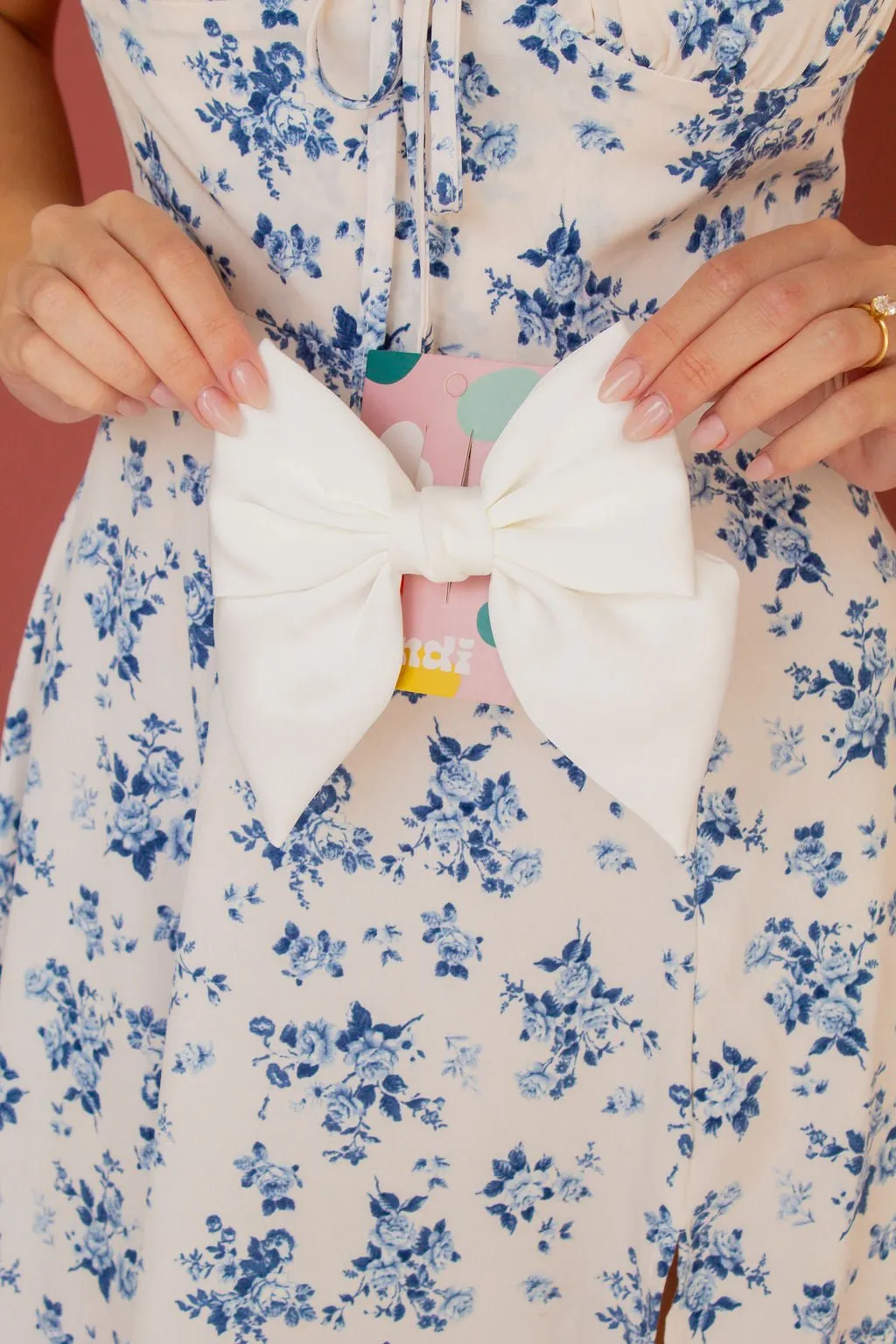 Mabel Satin Bow Clip Andi