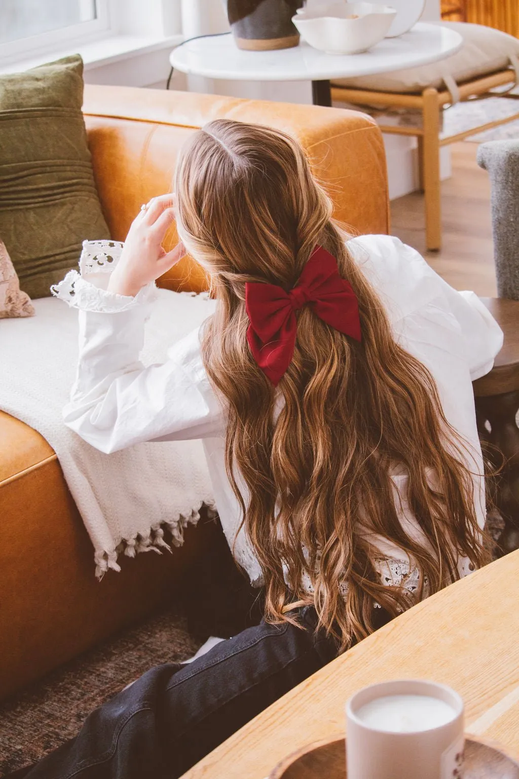 Mabel Satin Bow Clip Andi