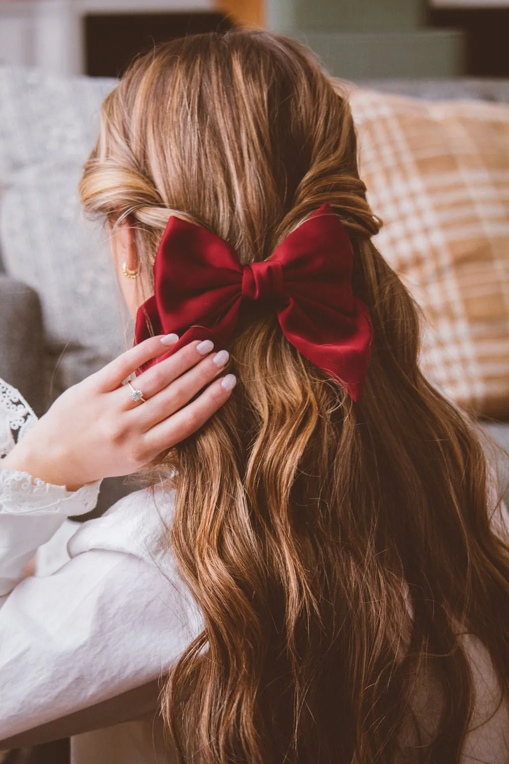 Mabel Satin Bow Clip Andi