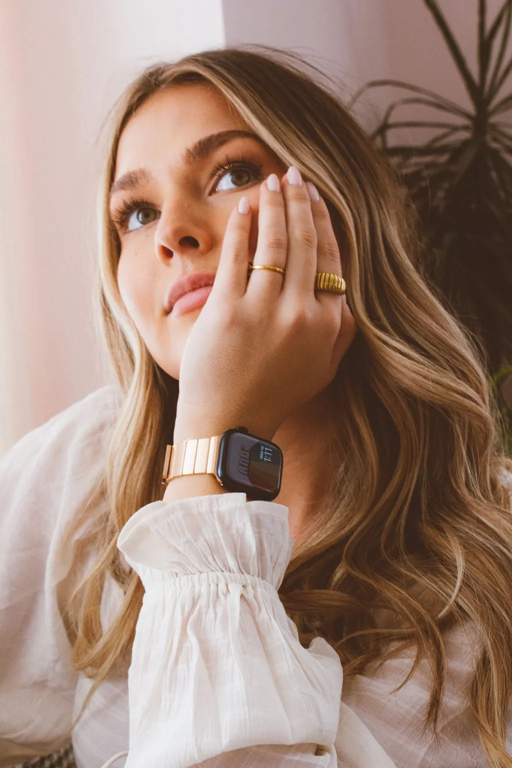 Magnetic Rose Gold Watch Band Andi
