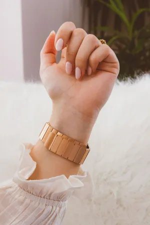 Magnetic Rose Gold Watch Band Andi
