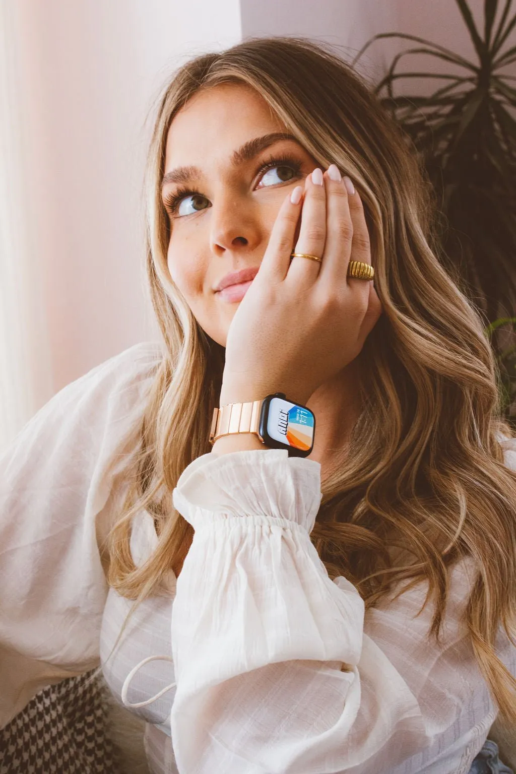 Magnetic Rose Gold Watch Band Andi