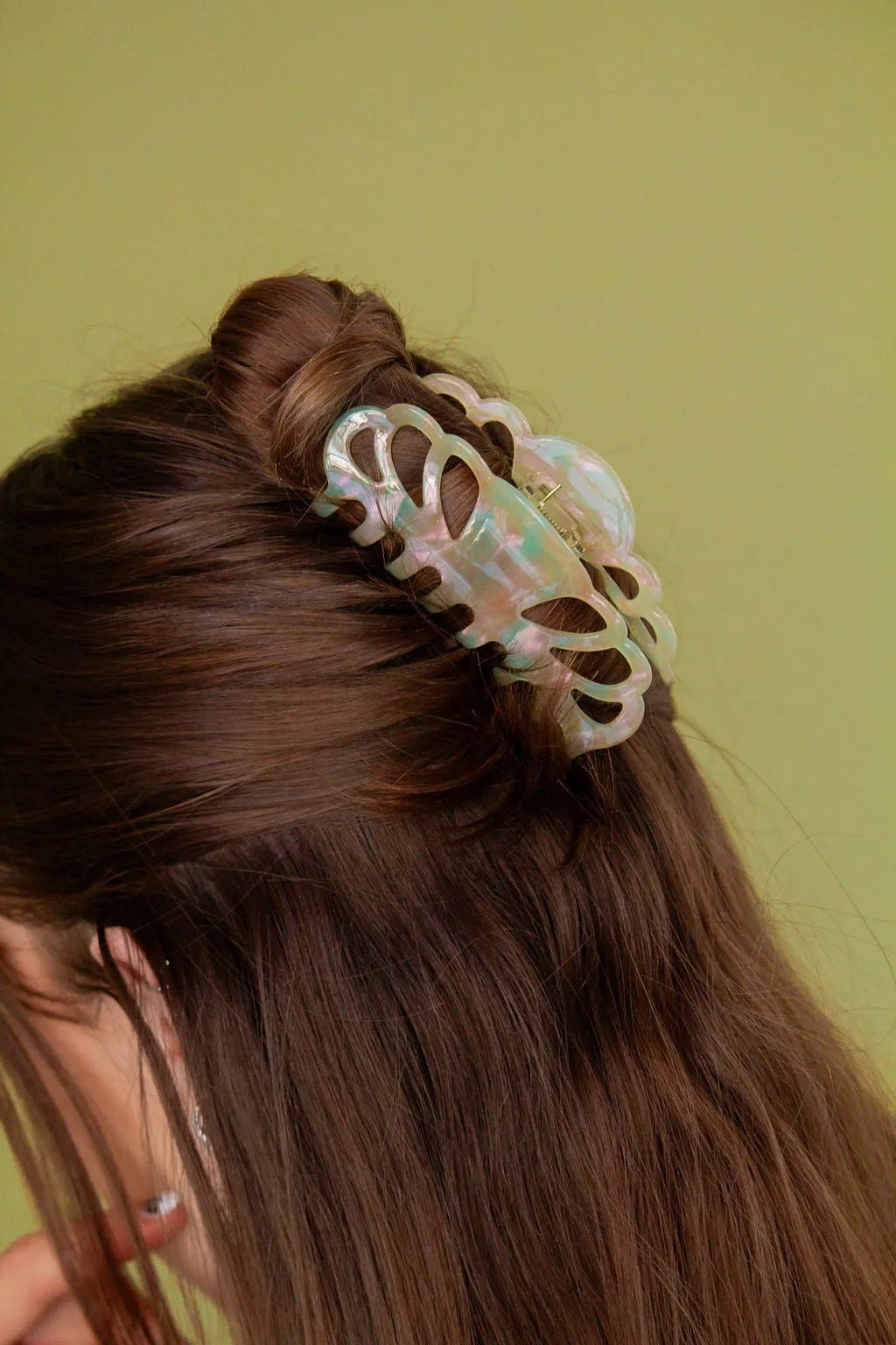 Marbled Crown Claw Clip Andi