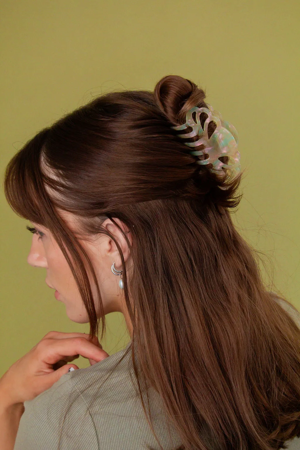 Marbled Crown Claw Clip Andi