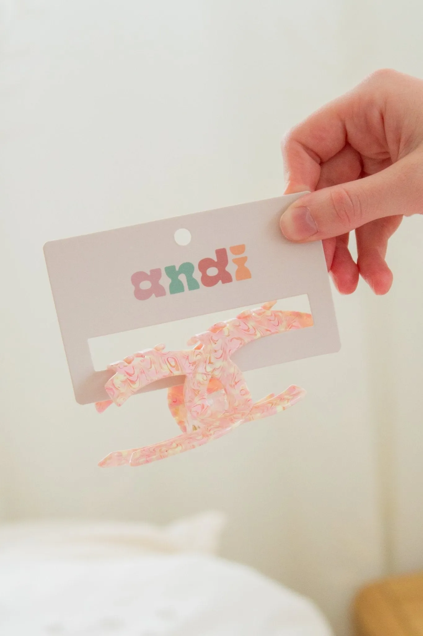 Marbled Link Claw Clip Andi