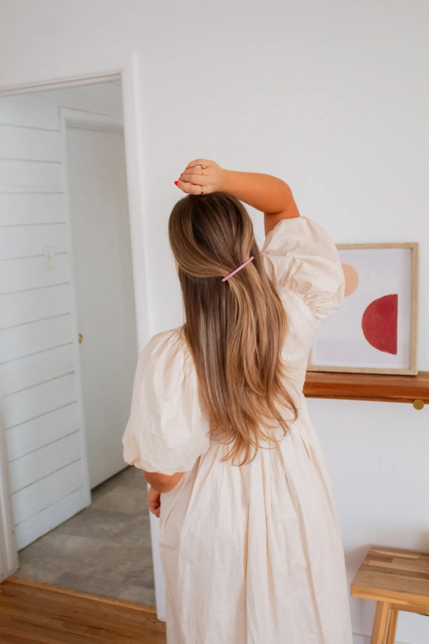 Mauve Long Barrette Andi