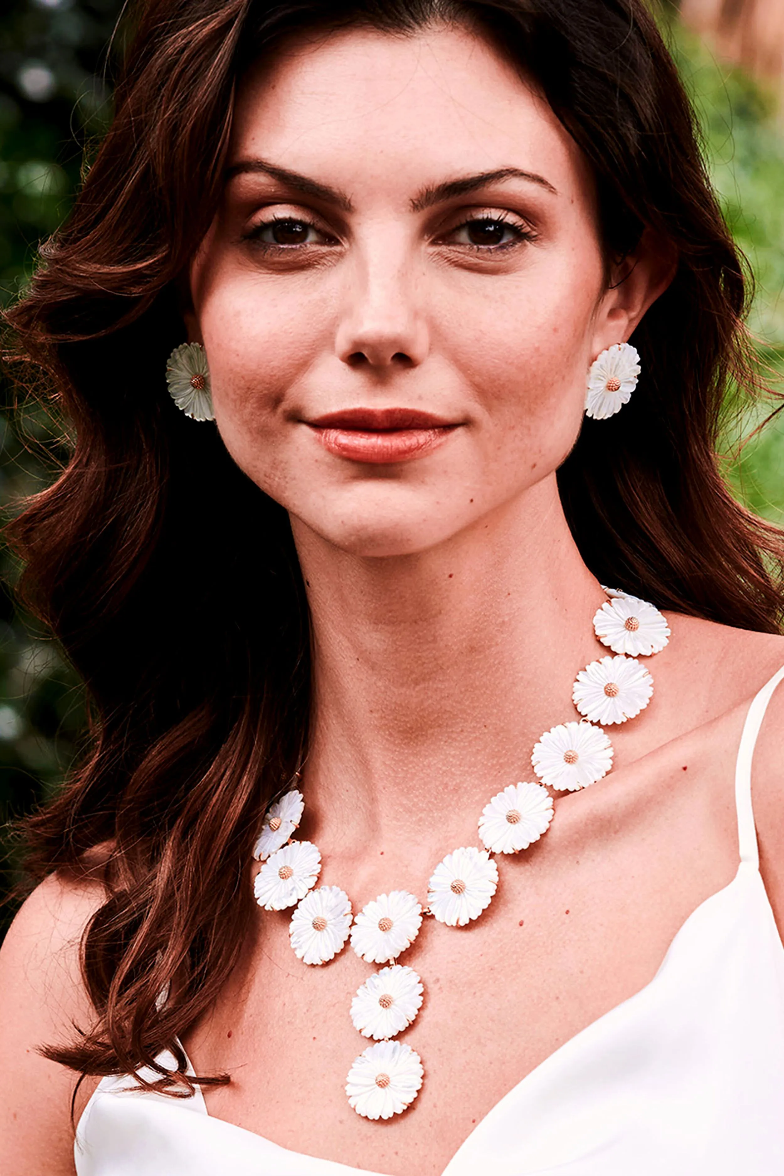 Mermaid Garden Blossom Stud Earrings