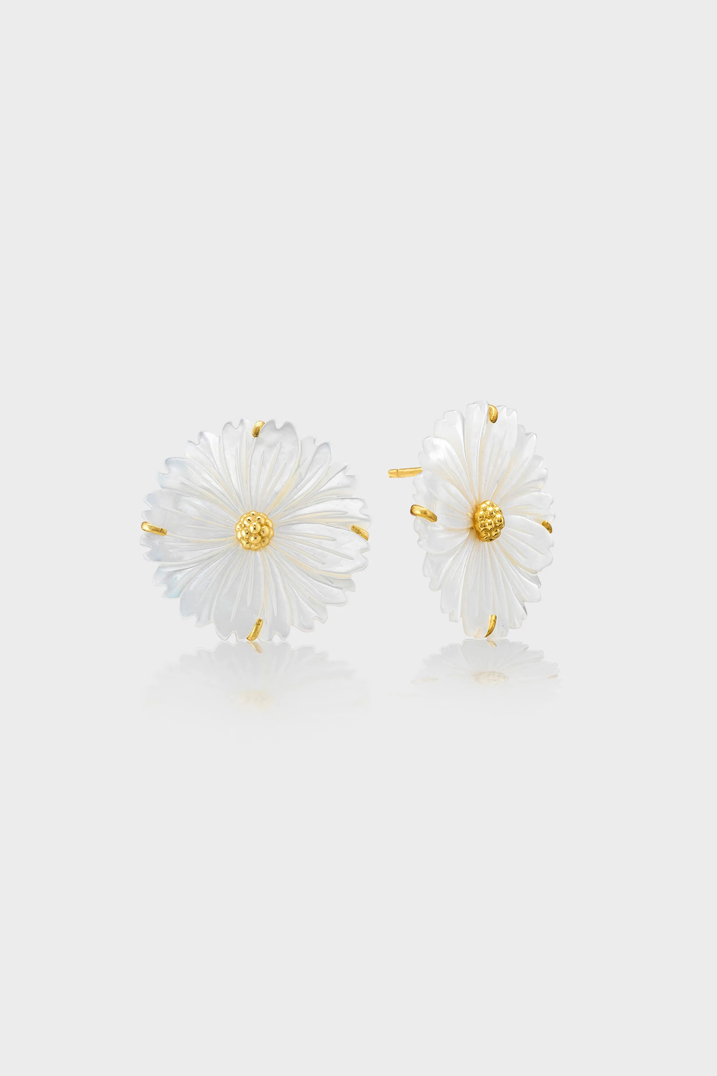 Mermaid Garden Blossom Stud Earrings