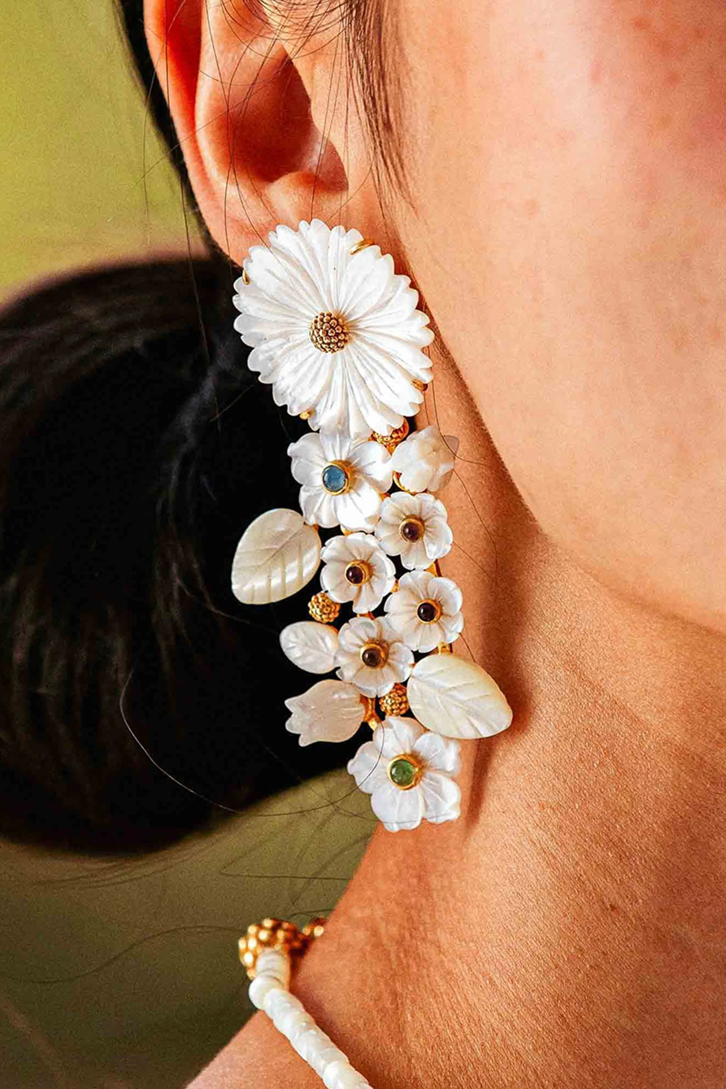 Mermaid Garden Convertible Statement Earrings