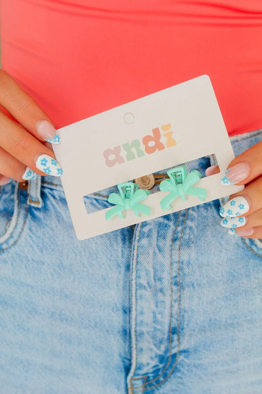 Mini Metal Bow Claw Clips Andi