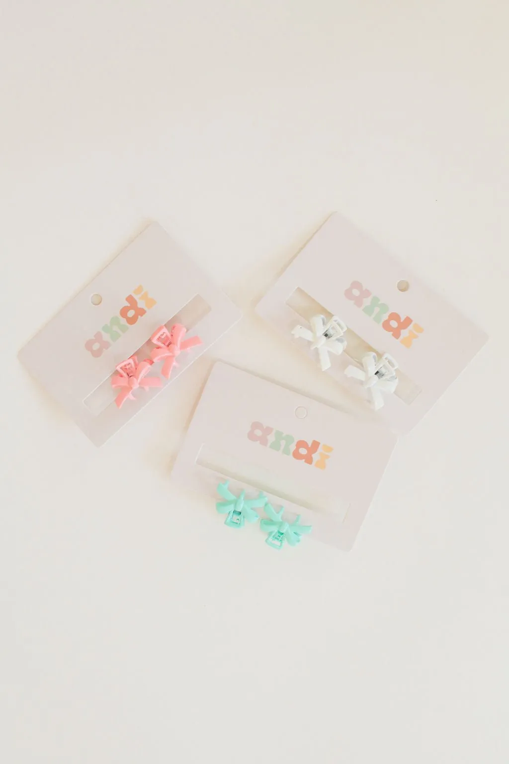 Mini Metal Bow Claw Clips Andi