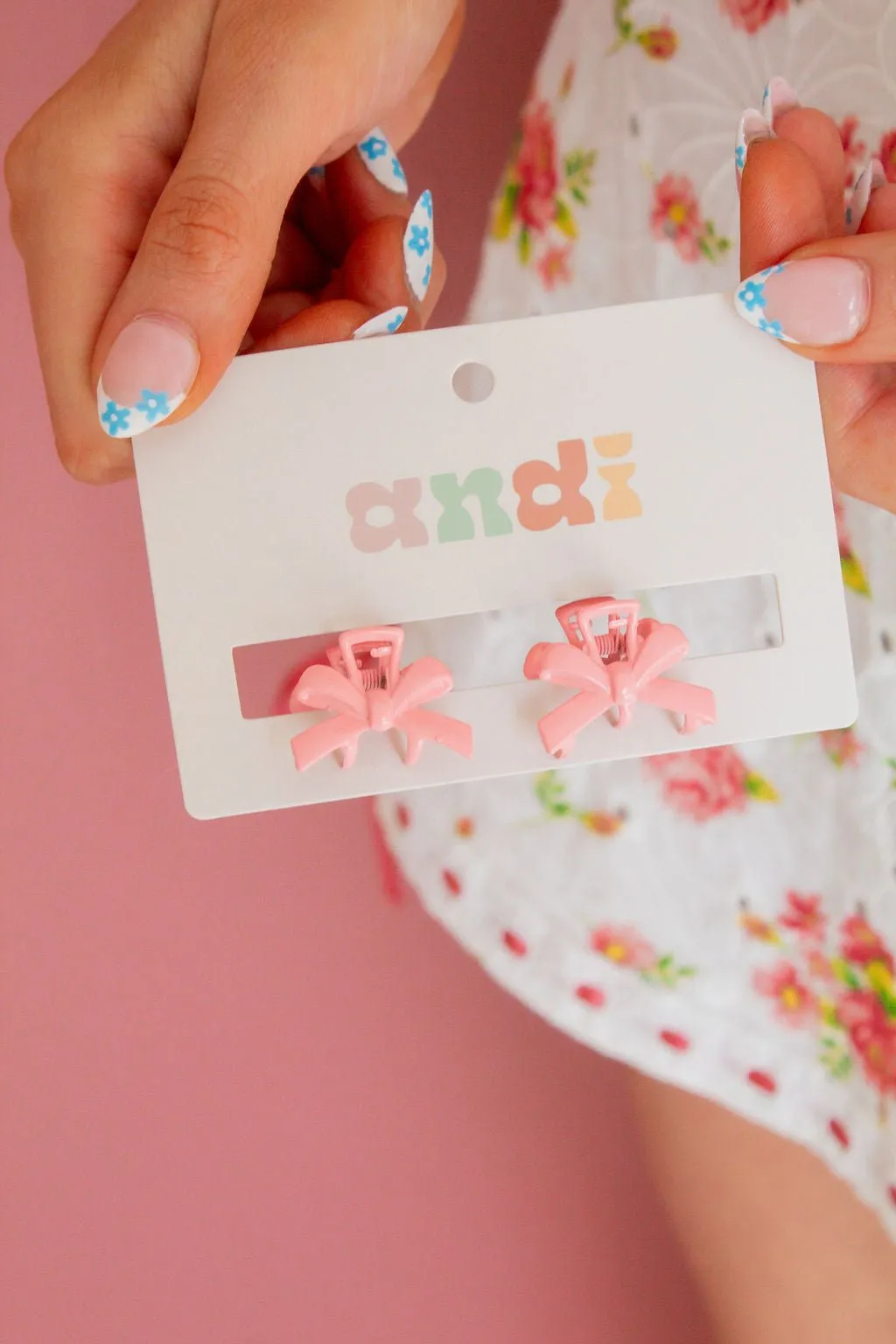 Mini Metal Bow Claw Clips Andi
