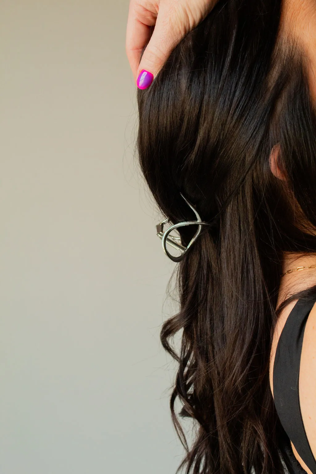 Mini Metal Loop Claw Clip Andi