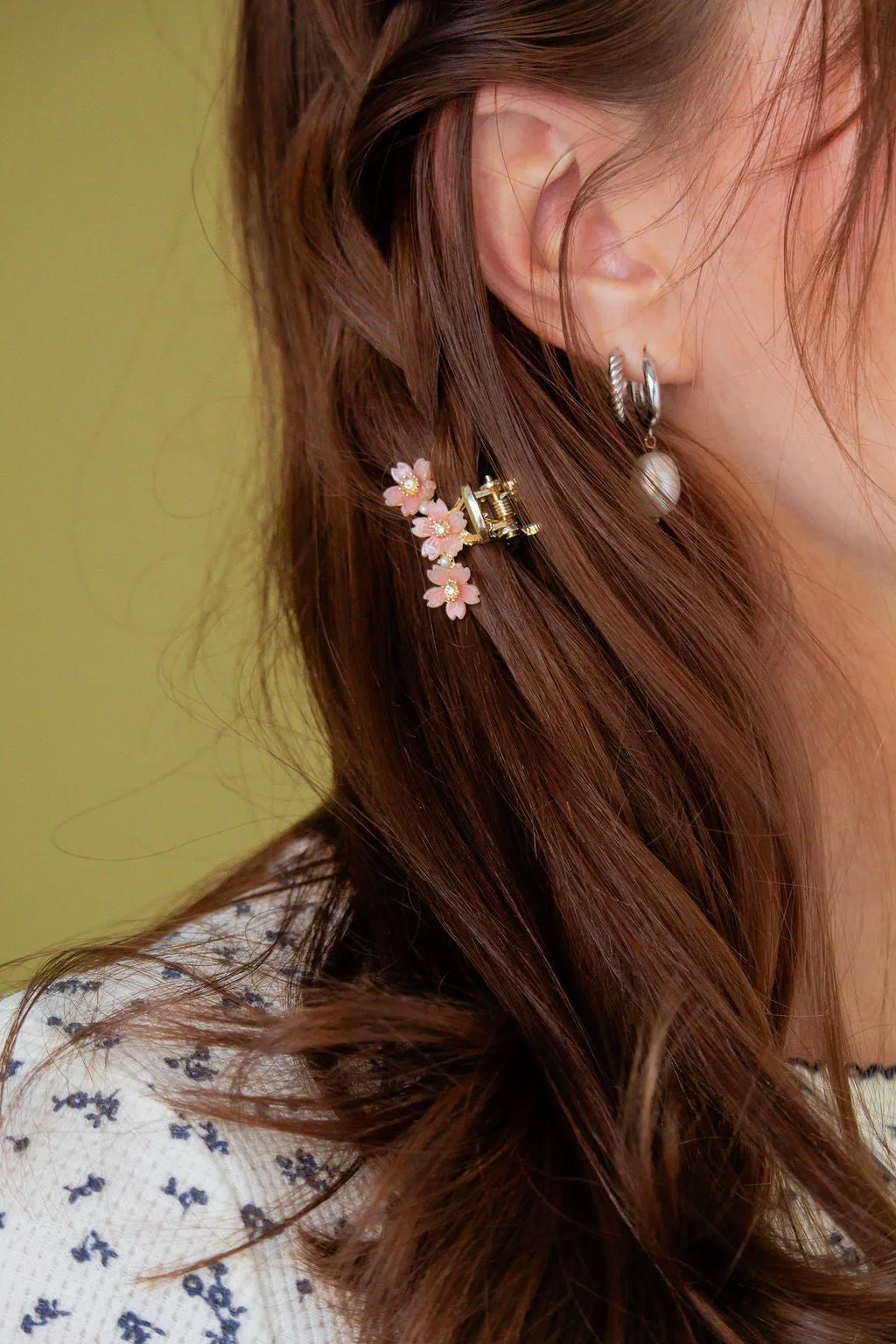 Mini Trio Flower Claw Clip Andi