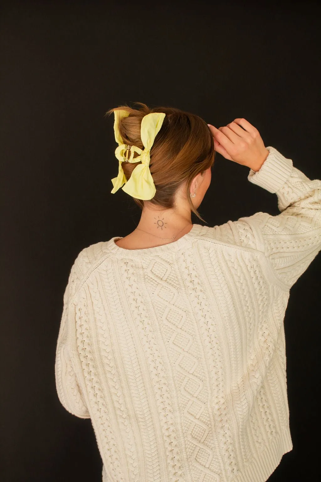 Moonlight Glow Bow Claw Clip Andi