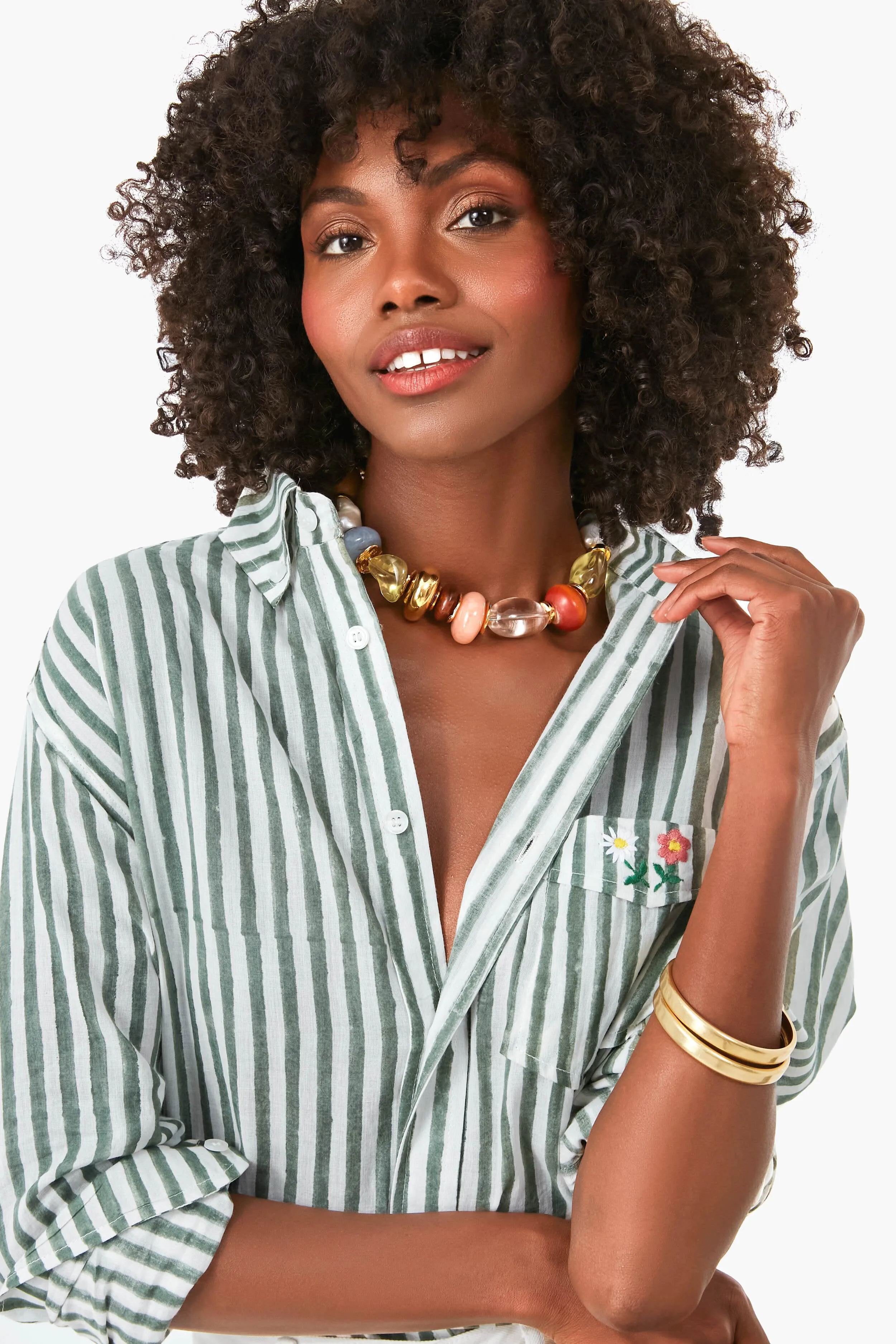 Multi Monument Collar Necklace