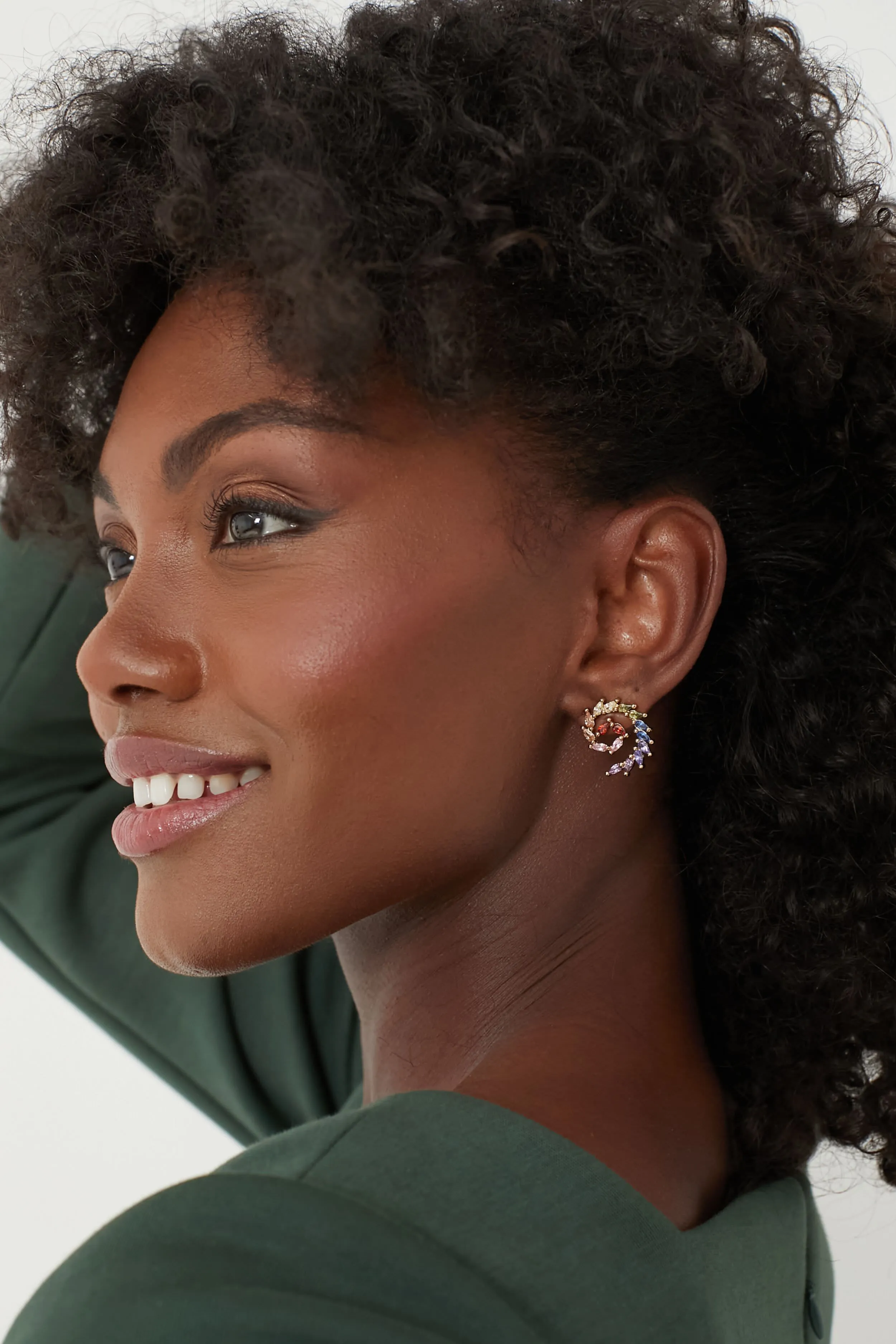Multi Pascal Crystal Earrings