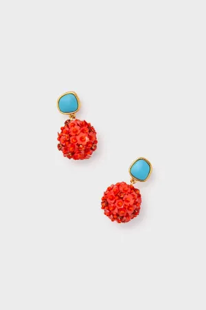 Multi Plumeria Earrings