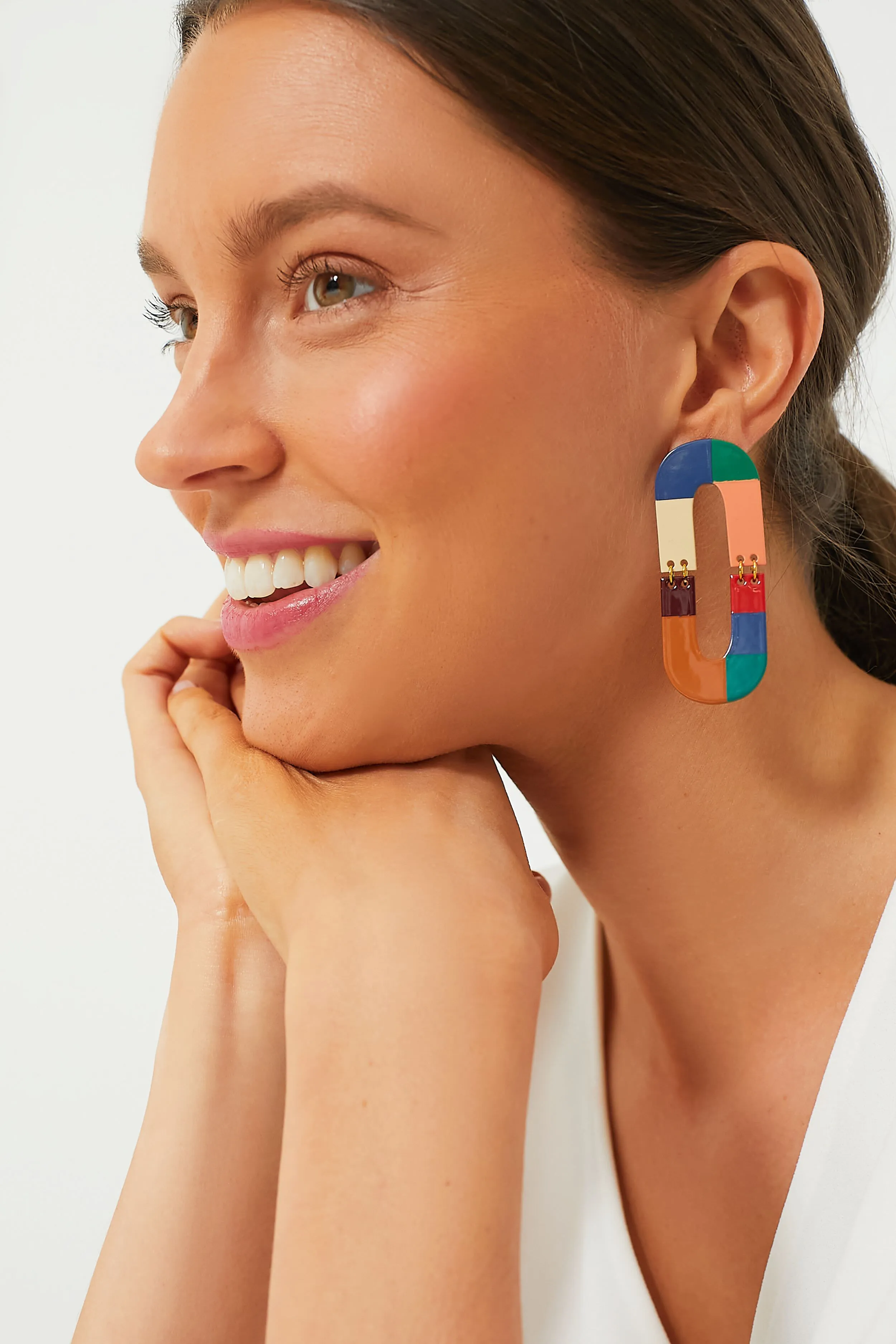 Multi Rancher Oval Earrings