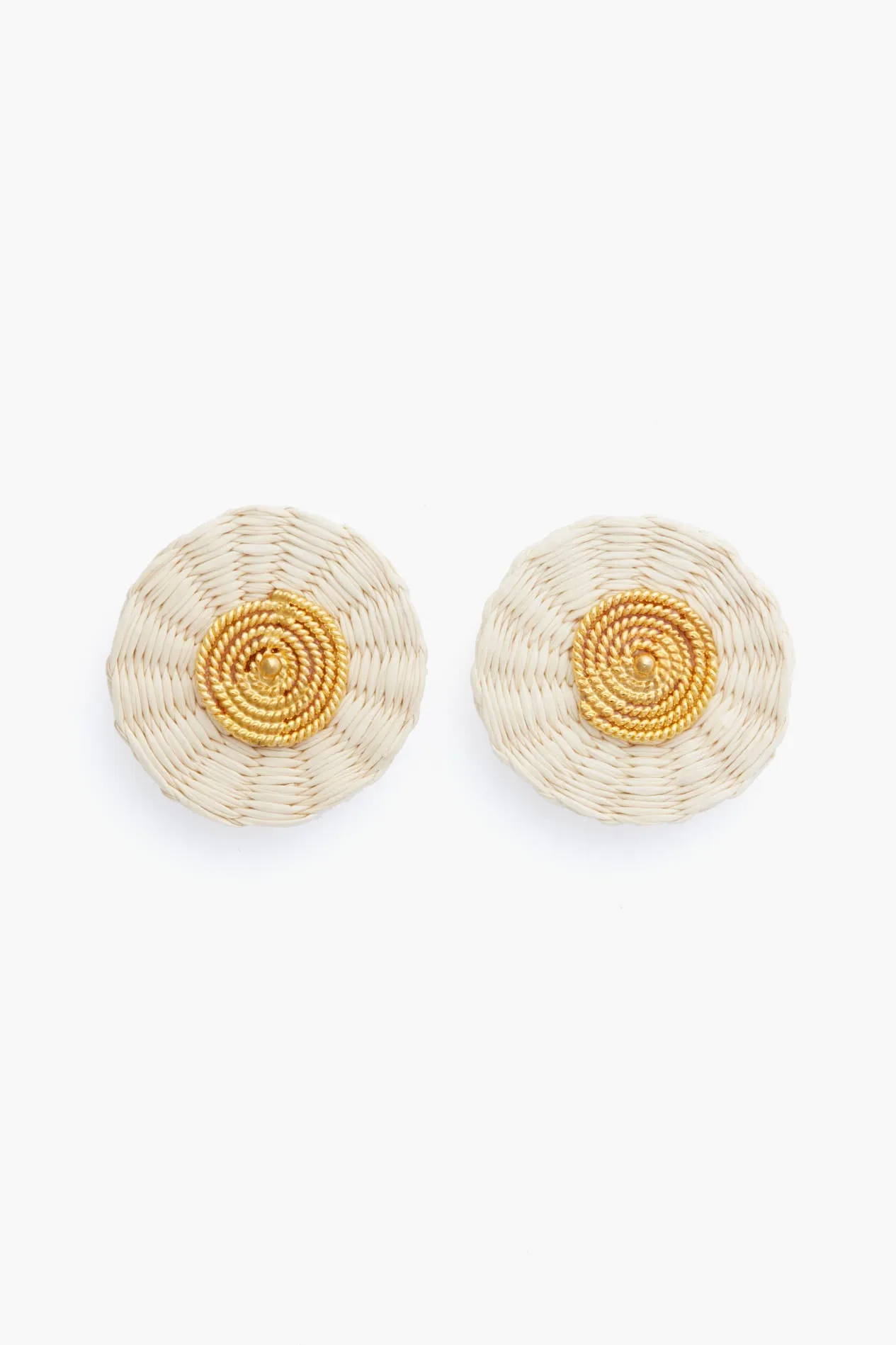 Natural Iraca Studs