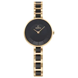 Obaku Women's Vind Black Dial Watch