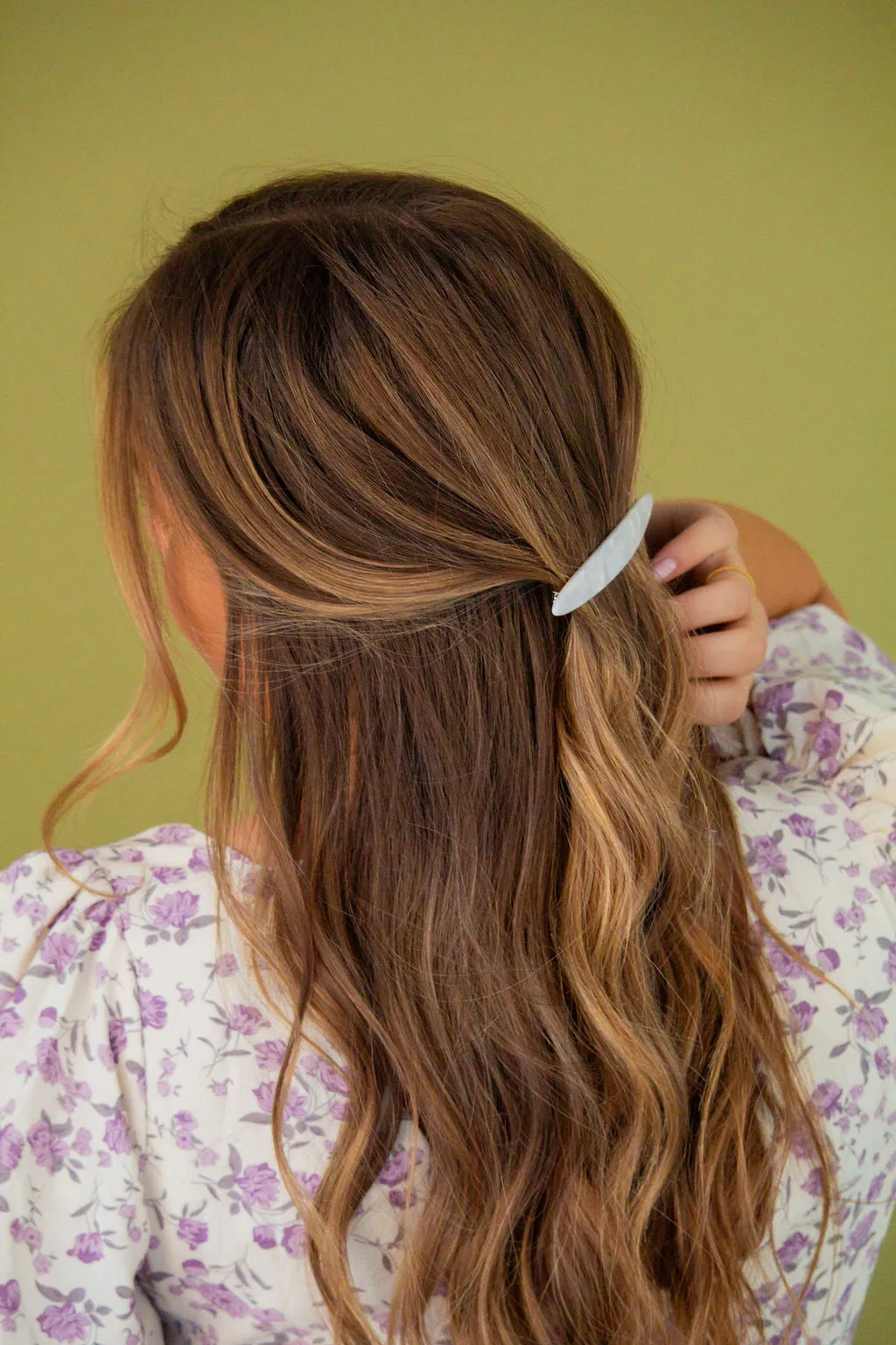 Oblong Oval Barrette Andi