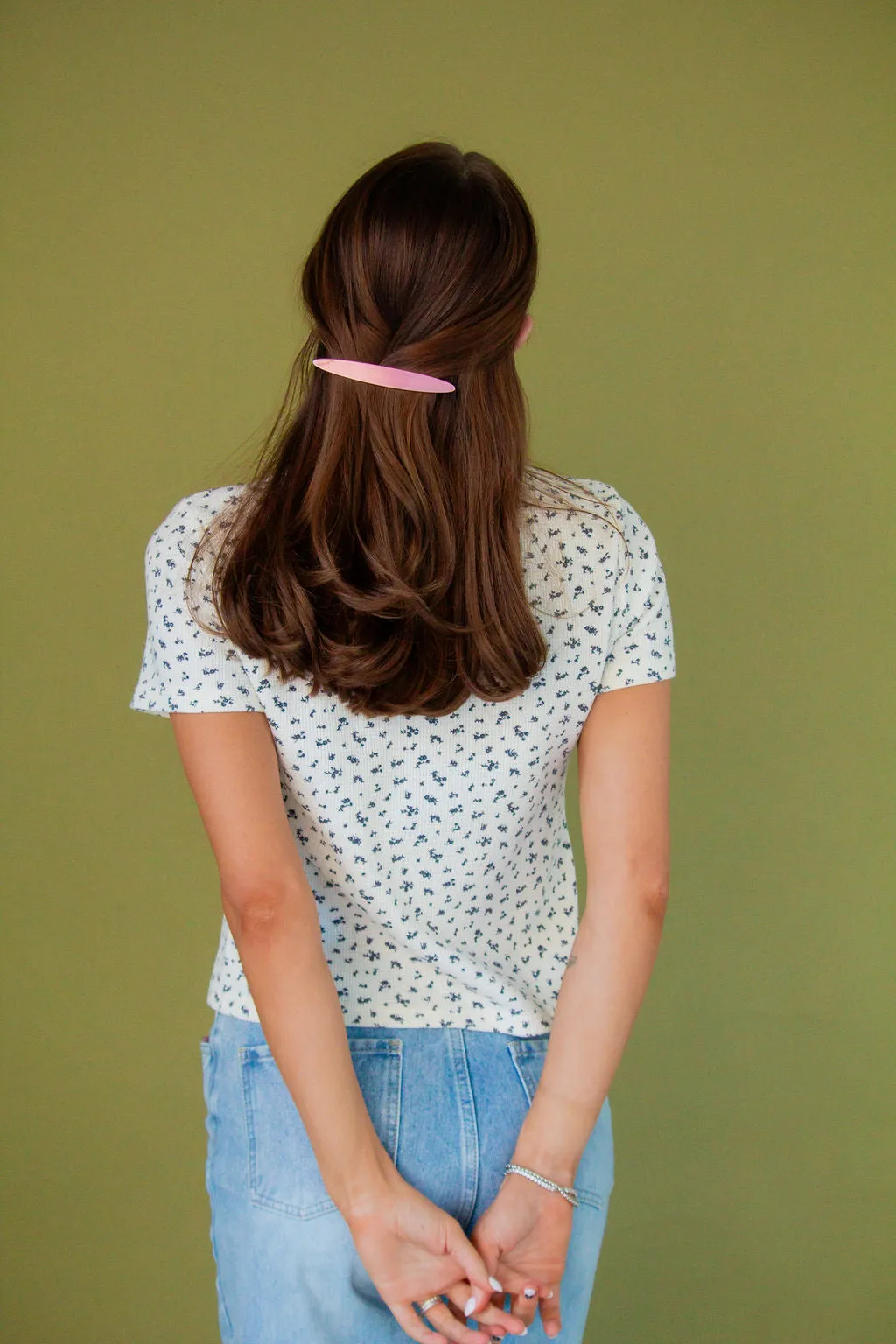 Oblong Oval Barrette Andi