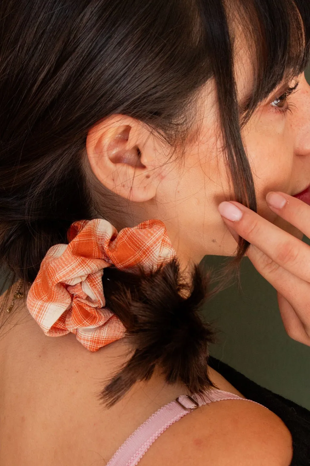 October Harvest Oversized Scrunchie Andi