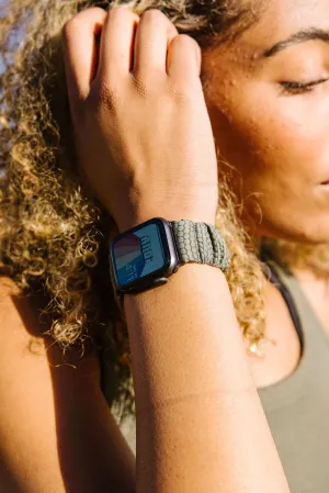 Olive Hexagon Athletic Scrunchie Band Compatible with Apple Watch Andi