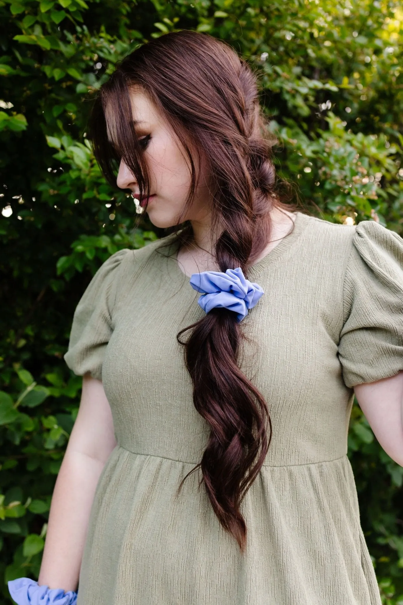 Orchid Oversized Athletic Scrunchie Andi